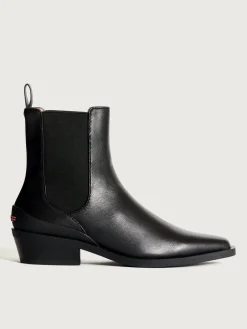 Damen HOFF Stiefel Und Stiefeletten-COWBOY-STIEFELETTE RODEO SCHWARZ