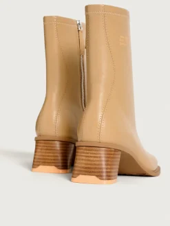 Damen HOFF Stiefel Und Stiefeletten-DATE BEIGE STIEFELETTE MIT ABSATZ