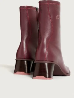 Damen HOFF Stiefel Und Stiefeletten-DATE BURGUNDER STIEFELETTE MIT ABSATZ