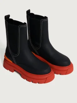 Damen HOFF Stiefel Und Stiefeletten-LAKE SCHWARZ STIEFEL