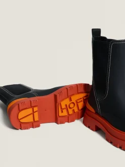 Damen HOFF Stiefel Und Stiefeletten-LAKE SCHWARZ STIEFEL