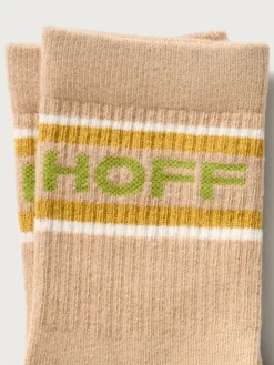 Herren HOFF Accessoires-MELIERTE BEIGE SOCKEN