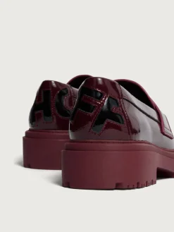 Damen HOFF Flacher Schuh-MOKASSIN SCHOOL WEINROT