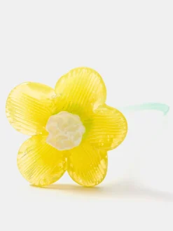 Damen/Herren HOFF Deko|Deko-MOUTHBLOWN CRYSTAL FLOWER YELLOW