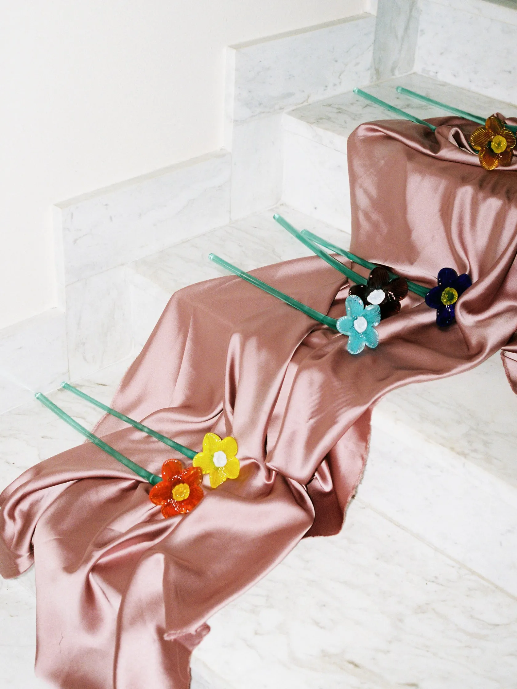 Damen/Herren HOFF Deko|Deko-MOUTHBLOWN CRYSTAL FLOWER BLUE